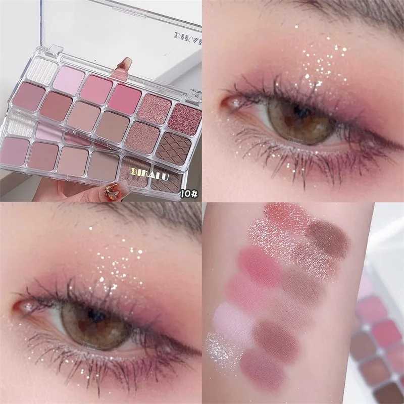 Ögon Shadow Eye Shadow Pallete Matte Pearl Eyeshadow Girl Nybörjare Makeup Nude Pink Eyeshadow Low Mättnad All Matte Eye Pigmentl2403