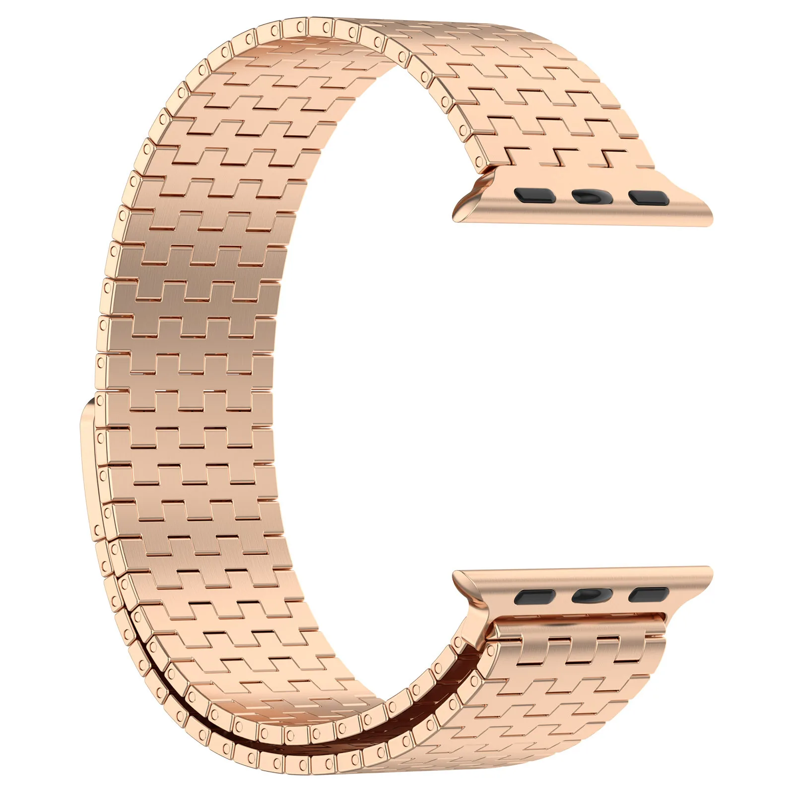 Magnet Metal Band för Apple Watch Ultra2 49mm 45mm 41mm 44mm 40mm rostfritt stålrem