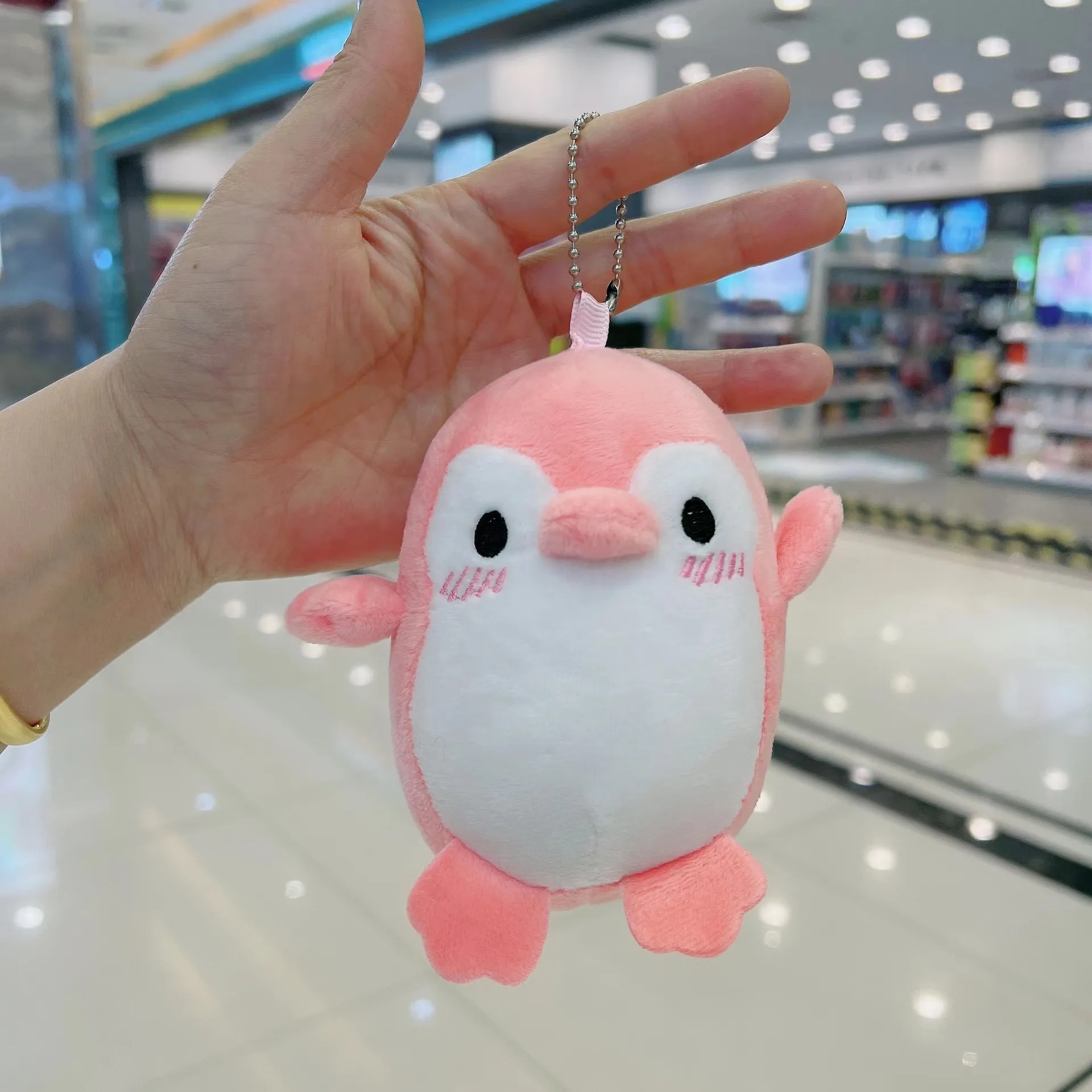 2024 Cartoon penguin doll keychains, cute little penguin plush toy keychain pendant bag pendant