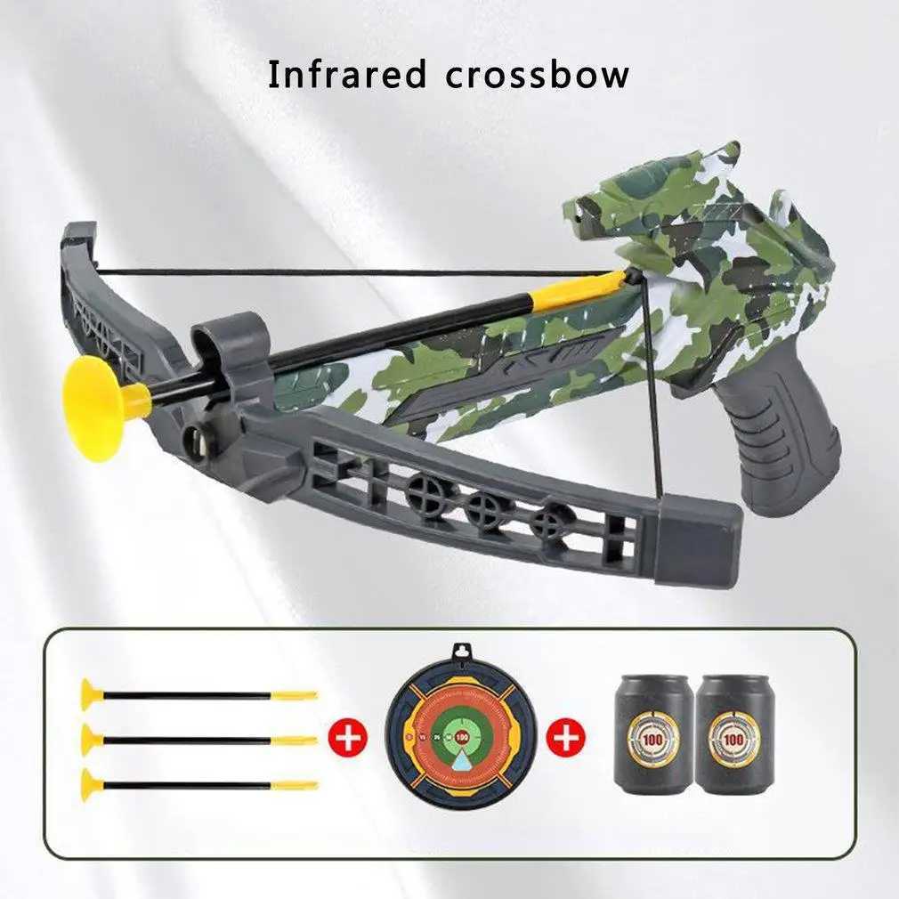 Gun Toys Children simulation shooting bow and crossbow arrow was outdoor sports toys soft spring chuck toysL2403
