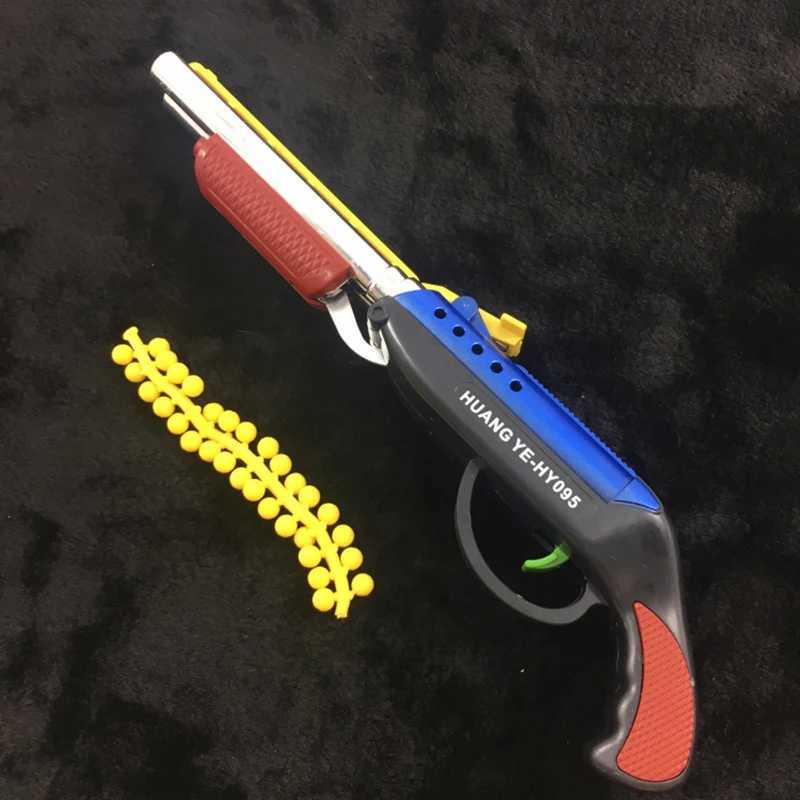 おもちゃ銃エアソフトBBピストルガンリボルバーマニュアル射撃スナイパーガンプラスチックキッズソフトブレットガンアウトドア射撃偽銃おもちゃA78L2403
