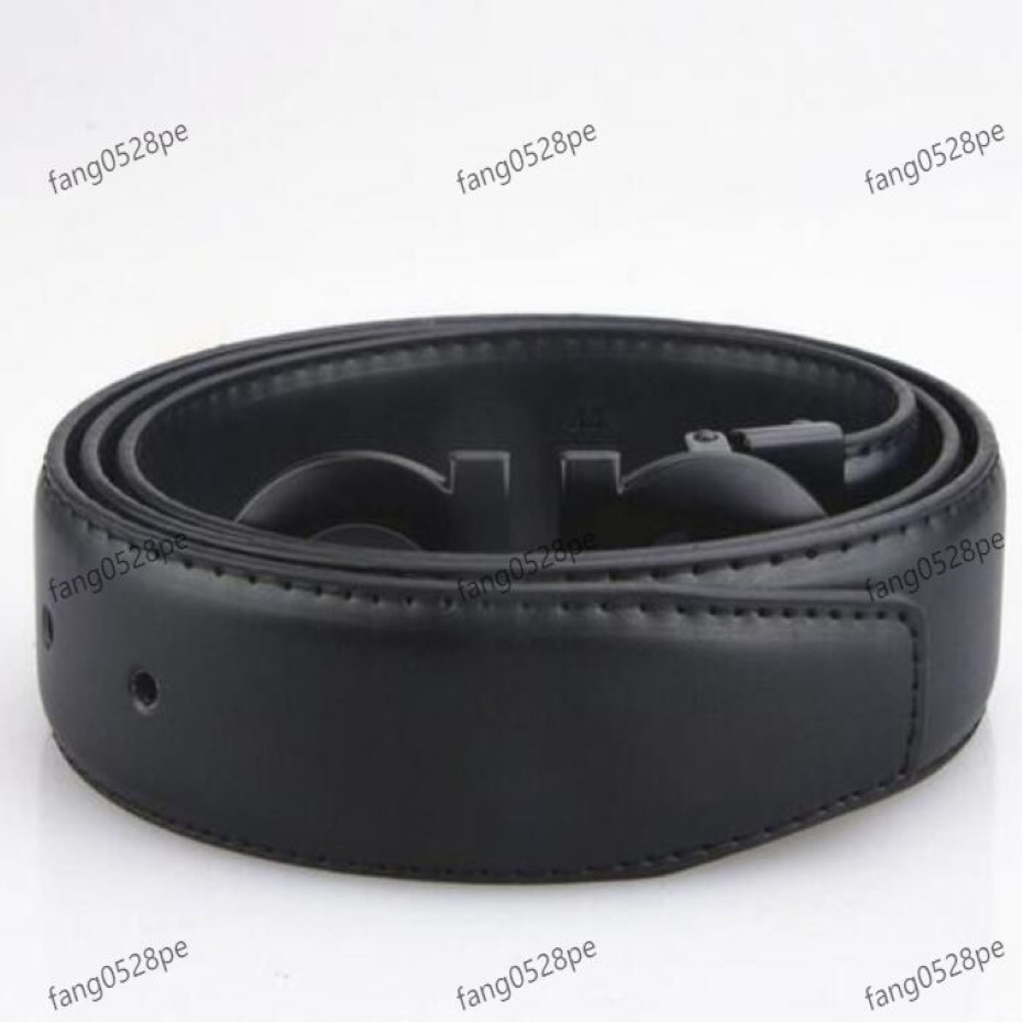 2023 Smooth Leather Belt Luxury Belts Designer för män Big Buckle Male Chastity Top Fashion Mens Whole265i