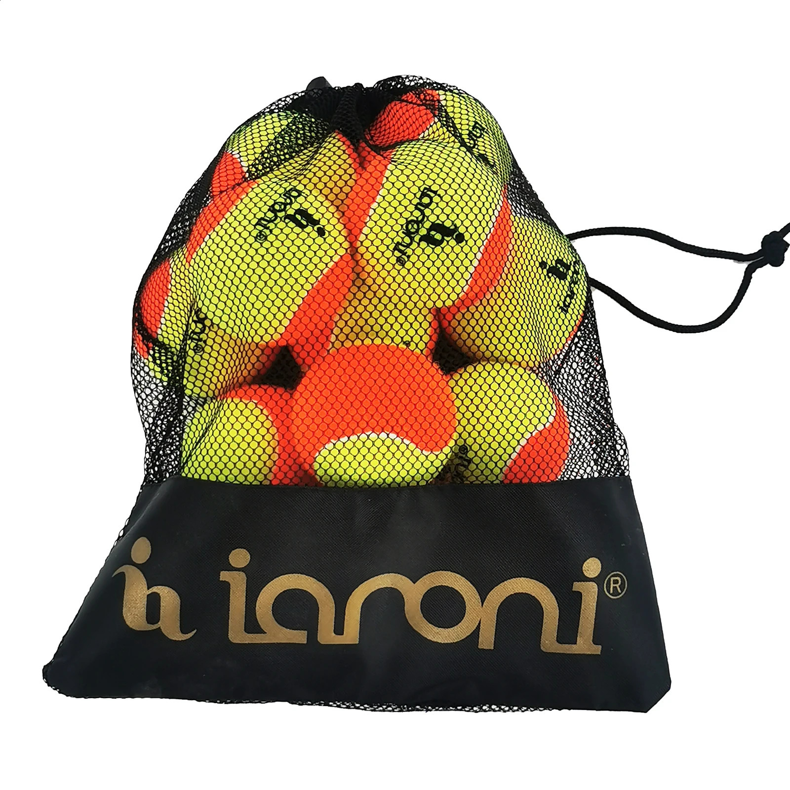 IANONI Balles de tennis de plage Entraînement Pratique Raquette de tennis de plage Dédié 12 Pack 240304