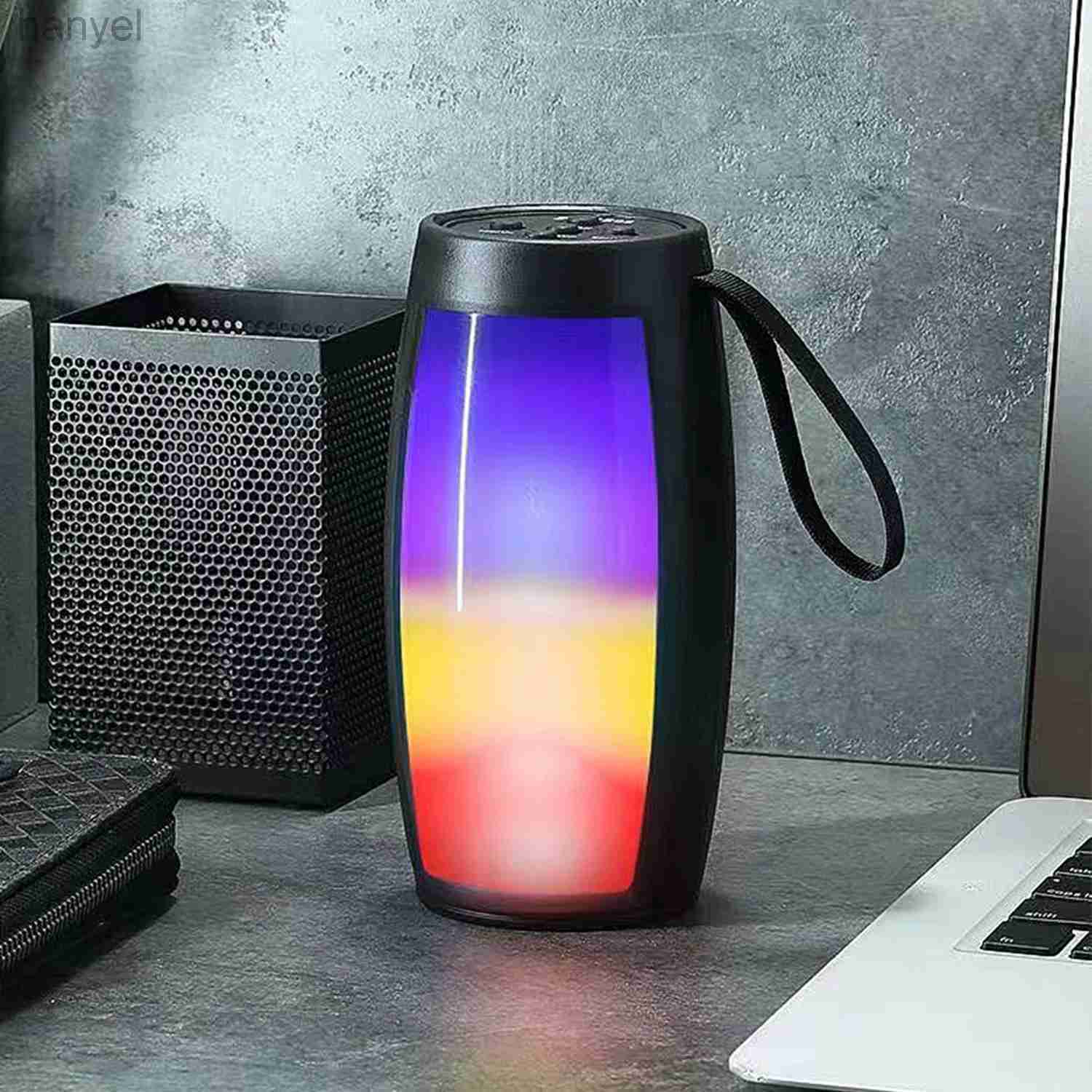 Speakers Portable MP3 Car Audio LED Bluetooth Speaker Subwoofer TF Card for Mobile Phone Wireless Small Sound Box Gift 24318