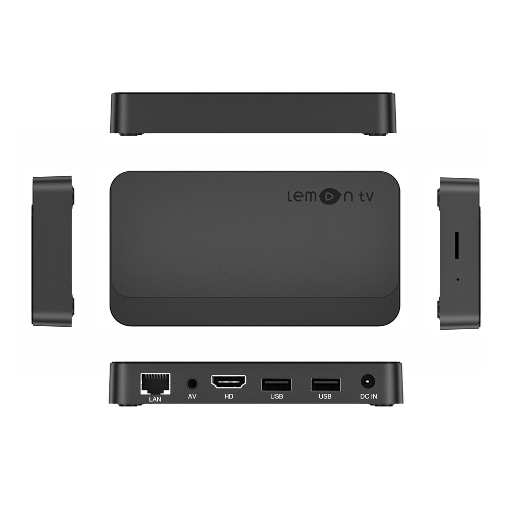 Nieuwe aankomst Android 4K HDR Android ATV Box Model Lemon TV Update -versie van Q5 -model