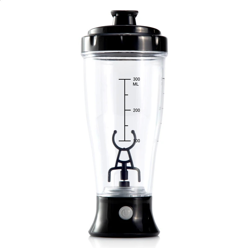 Bottiglia di shaker proteico automatico con agitazione automatica da 300 ml Movimento portatile Miscelazione bottiglia d'acqua Shaker sportivo palestra Potente 240306