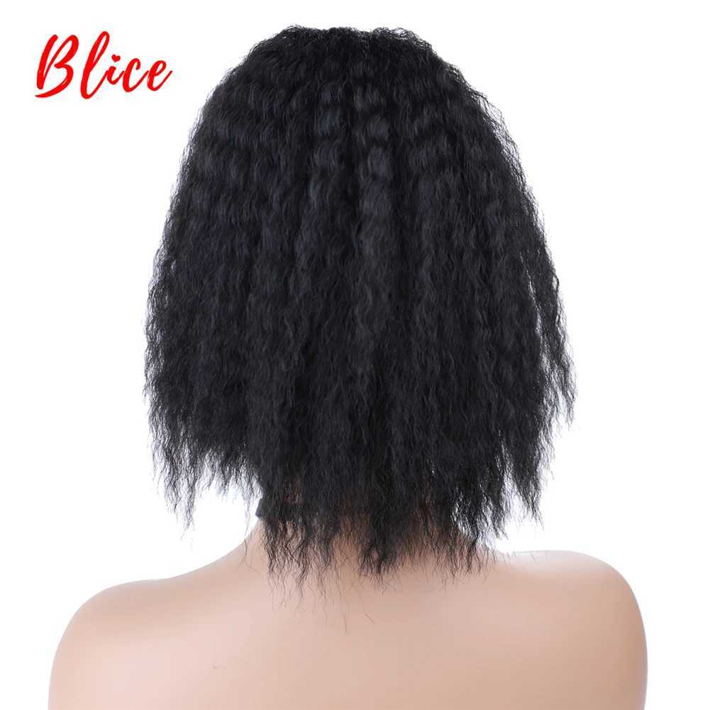 Synthetic Wigs Blice Synthetic Curly Hair Ponytail Wig Kinky Straight Travel Beach Baseball Cap All-in-one Easy to Wear Hat Wig 240329