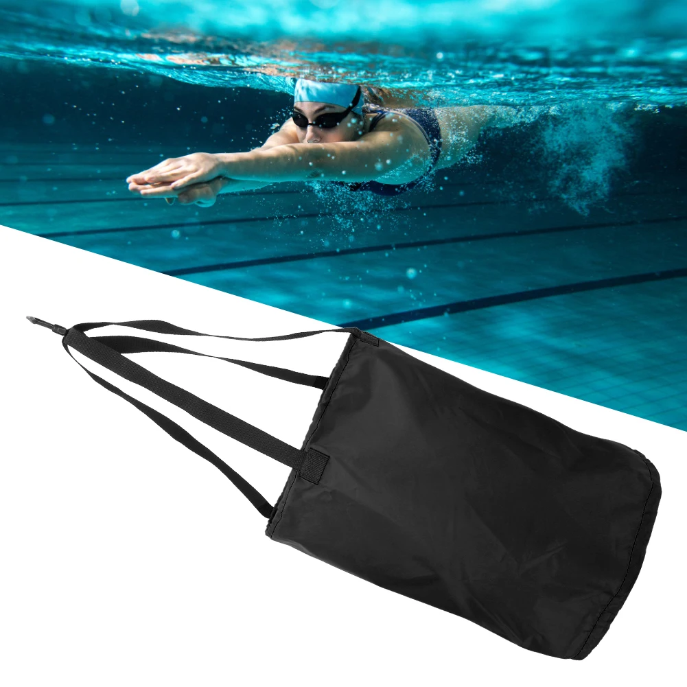 Sac à eau réglable en tissu Oxford pour entraînement de résistance à la natation, exercice de force, Parachute pour adultes et enfants