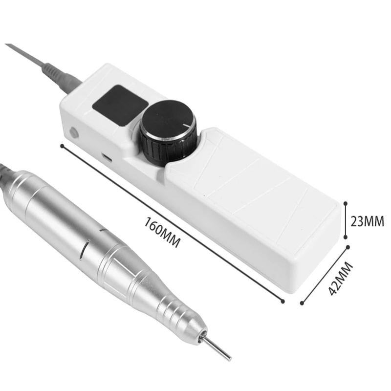 Kits Perceuse de manucure électrique 42w Portable mince alimentation USB perceuse à ongles Rechargeable Pro 30000 tr/min manucure Hine avec embouts de lime à ongles