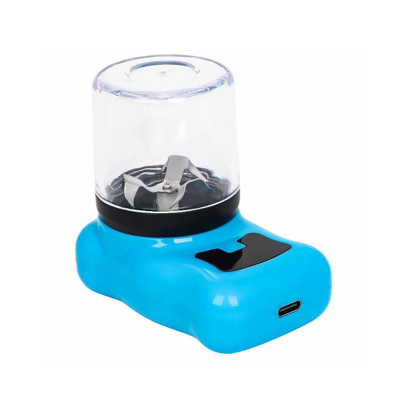 New Electric Smoking Plastic Herb Grinders with LCD Screen Power Display Tobacco Automatic USB Charger Cable Smash Spice Shredder Device Muller Smart Portable