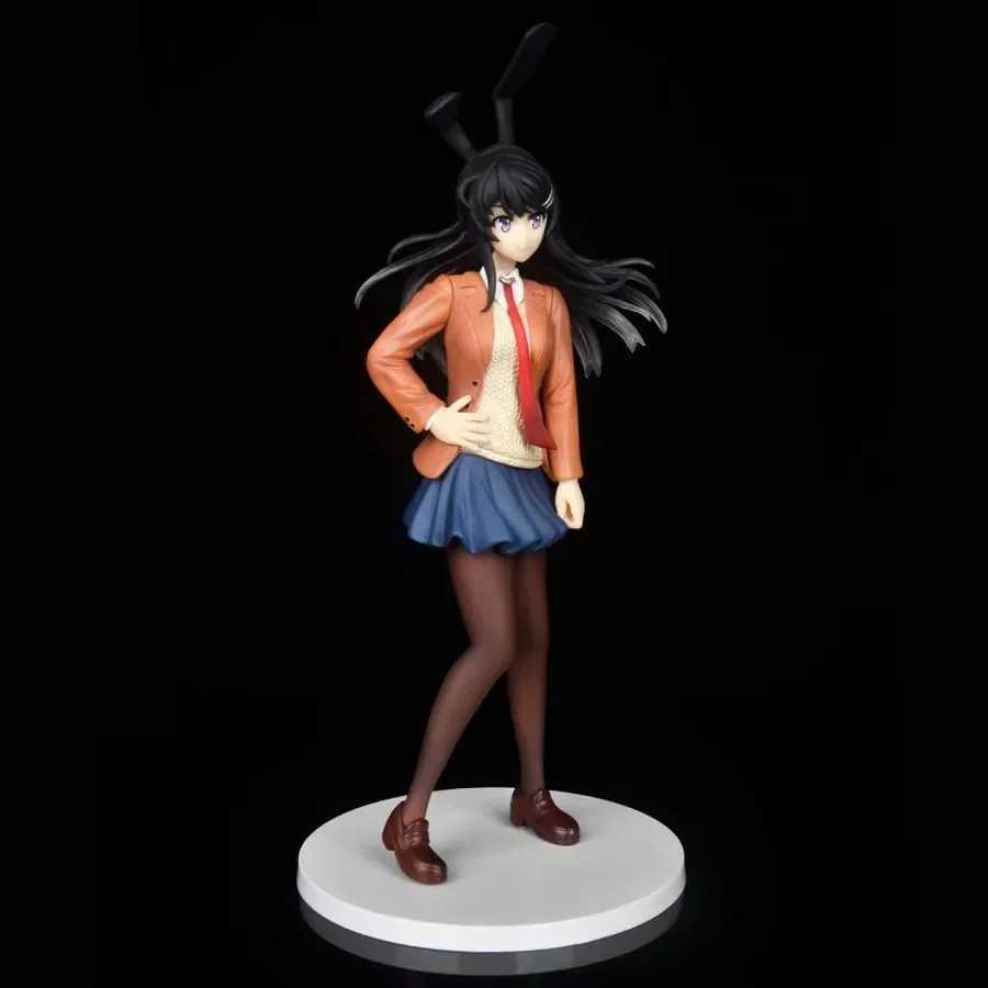 Anime Manga Koga Tomoe Azusagawa Sakuta Figurki Anime Figurka Lalki Sakurajima Mai PVC Zabawki Dla Dzieci Prezent Na Biurko Kolekcjonersskie 240319