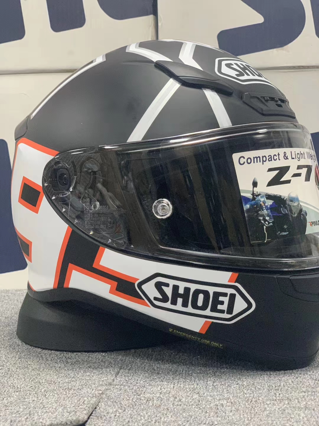 Volledige Gezicht shoei Z7 Marquez zwart ant tc-5 Motorhelm anti-fog vizier Man Rijden Auto motocross racing motorhelm