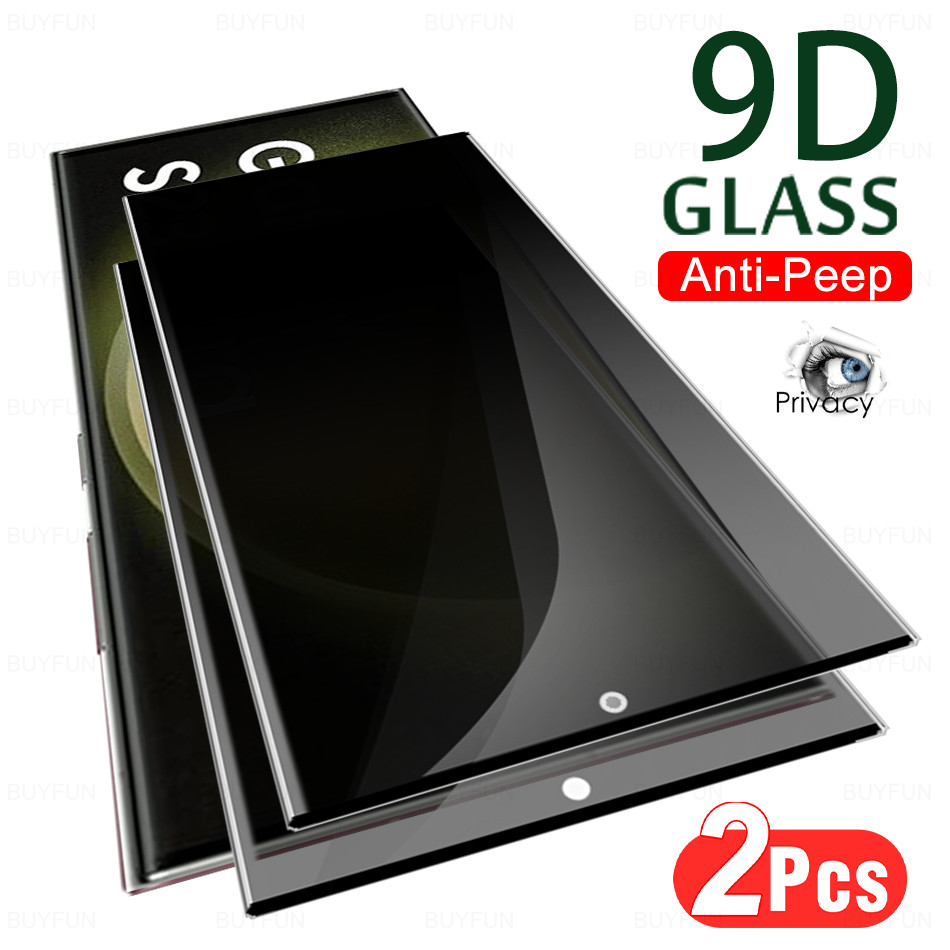 Protecteur d'écran Anti-espion, Film de confidentialité en verre trempé pour Samsung Galaxy S24 Ultra S21 S22 Plus S23 FE