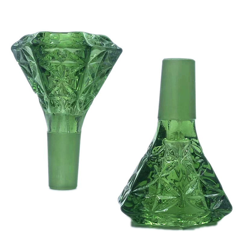 QB треугольные стеклянные чаши для курения, слайд-фильтр, толстая чаша 14 мм, 18 мм, мужские и женские соединения для бонгов, кальянные бонги 528952