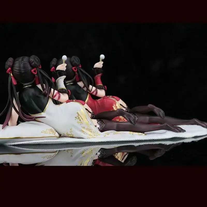 Anime Manga Koszmarne figurki Anime Tokisaki Kurumi leca postawa dziewczyny figurka PVC GK zabawki dla Chopcw prezenty na biurko kolekcjonerskie 240319