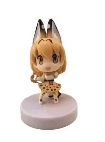 Anime Manga Fennec Fox figurki Anime Zoo Serval urocza zwierzca dziewczyna Mini modelka PVC GK zabawki dla prezenty dla dzieci dekoracja stou 240319