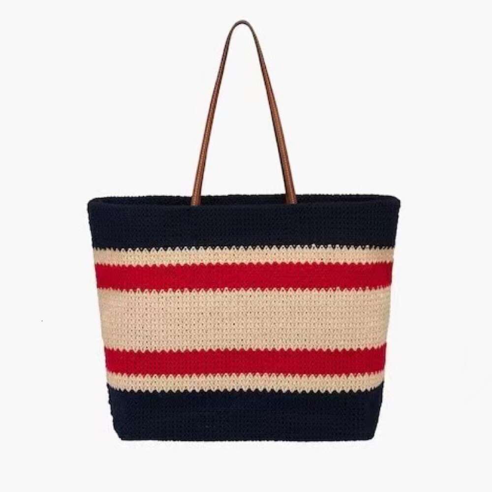 Pas cher en gros liquidation limitée 50% de réduction sac à main fourre-tout femmes nouvelle paille tissée petit nombre rayure mode grande capacité épaule