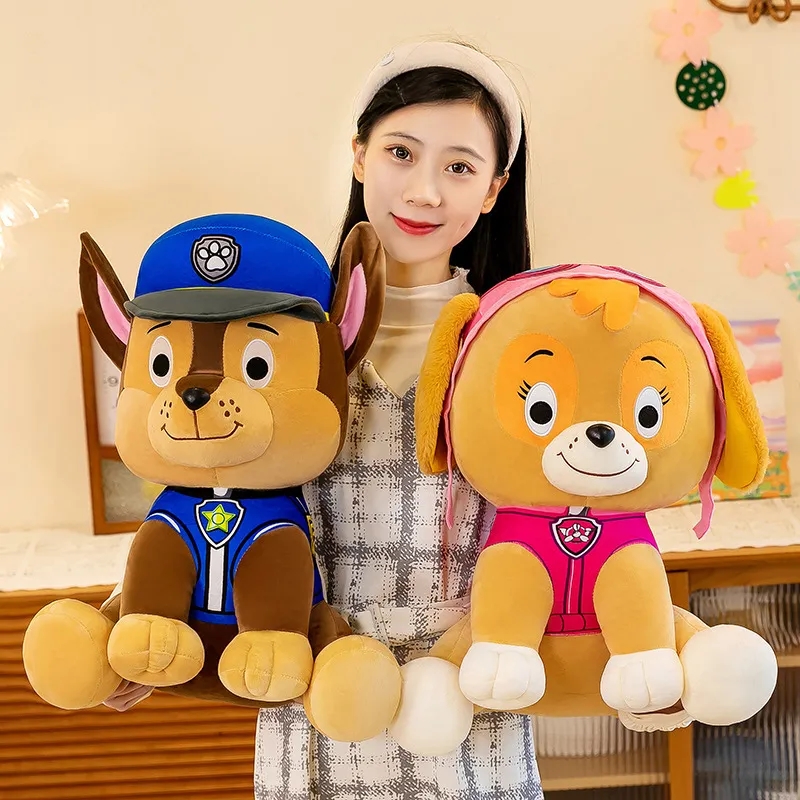 2024 Factory wholesale 2 styles 35cm Claw patrol plush toys animation peripheral dolls gifts for children