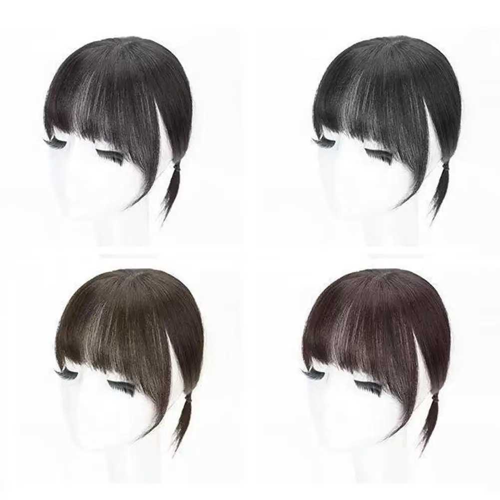 Synthetic Wigs Bangs Air Bangs Wig Clip Hairstyle Tool Hair Clip Synthetic Hair Tassels Natural Wig Womens Hair Clip Bangs 240329