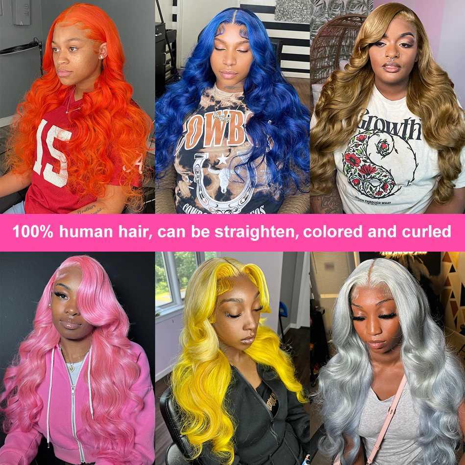 Synthetic Wigs Synthetic Wigs Melodie HD 30 40 Inch 250% 613 Blonde Body Wave 5X5 Glueless Ready to Wear 13x6 Lace Front Human Hair Wigs 13x4 Lace Frontal Wig 240327