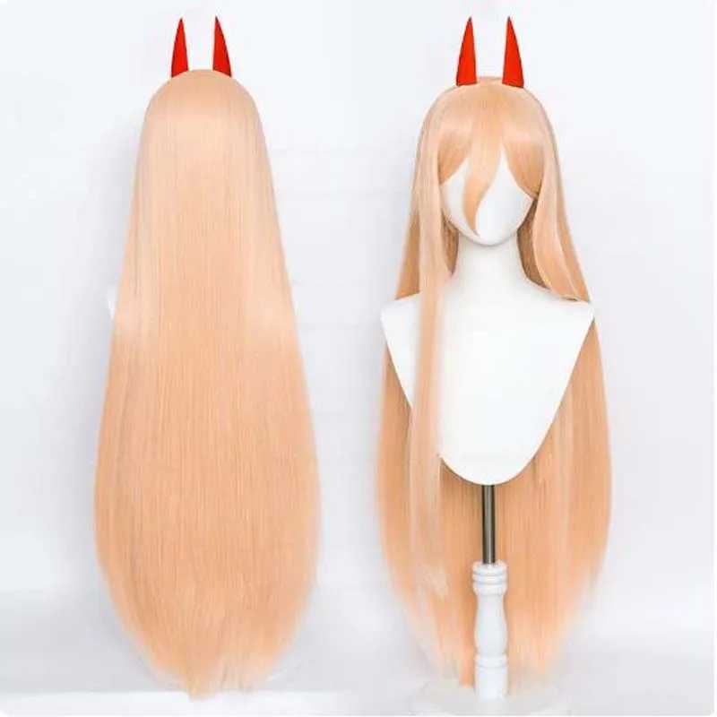 Synthetic Wigs High Quality Anime Chainsaw Man Cosplay Wigs Reze Angel Devil Quanxi Makima Power Hayakawa Aki Denji Heat Resistant Hair Wig 240329