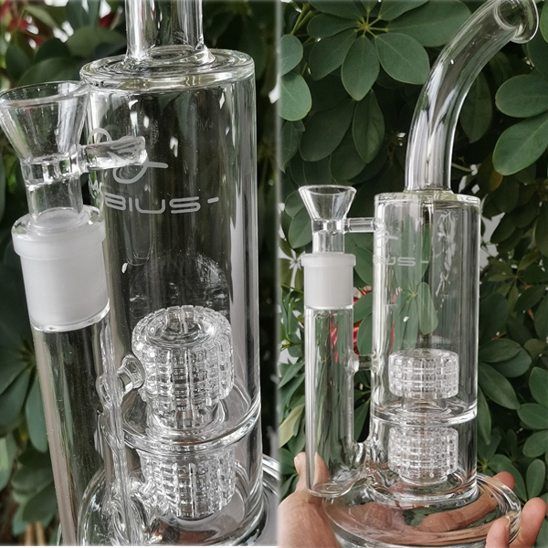 Matrix Perc Glass Water Bongs Hookahs Smoke Glass Pipe Heady Dab Rigs Uniqe Bong com junta de 18mm