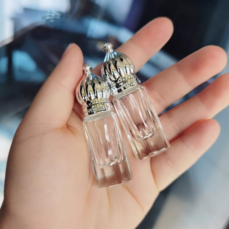 3 ml 6 ml Clear Glass Roll-On Bottle Mini Empt