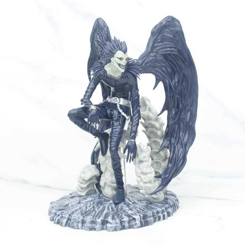 アニメマンガ19cm Yagami Light Misa L Lawliet Figurki Anime Mier Ryuk Model Komiksu Garaowego Zestawy Figurka Z PCV Zabawek Dla Dzieci Dekoracja Stou 240319