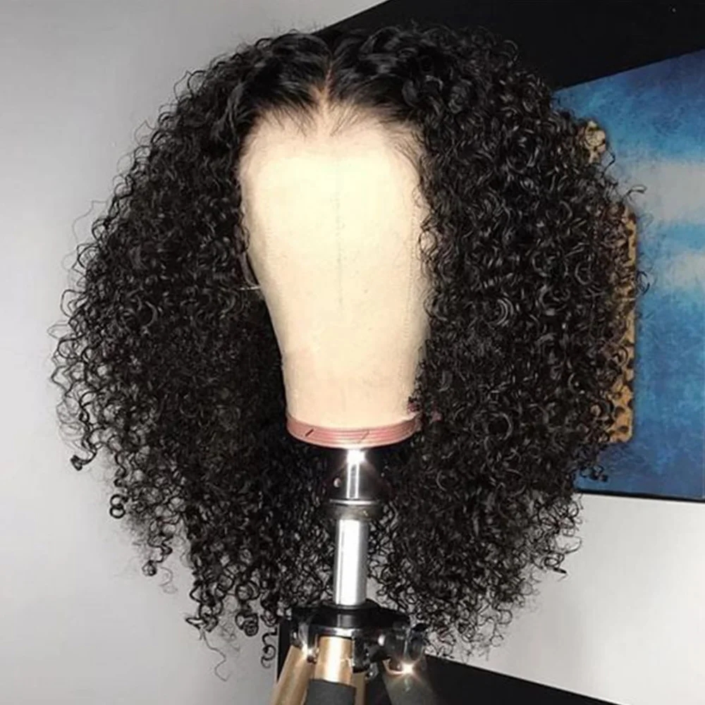 Kinky Curly Peruka ludzkie włosy koronkowe przednie peruki kręcone peruki 13x4 koronkowe frontalne perukę czołową koronkową koronkową pełną koronką 360 perukę nieprzetworzoną surową dziewiczą gleczą bez wyciętą