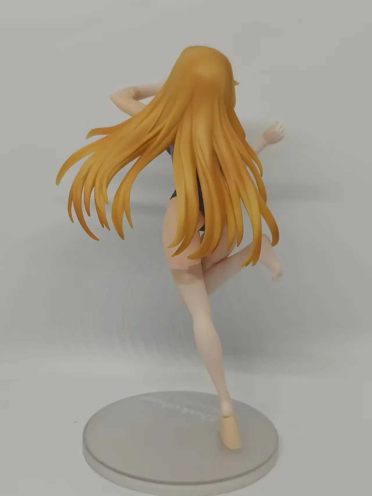 Manga anime Misaka Mikoto Shokuhou Misaki Girls Swimsuit Figure Figure di garage anime Set di giocattoli comici in PVC bambini Regali Decorazione della torta 240319