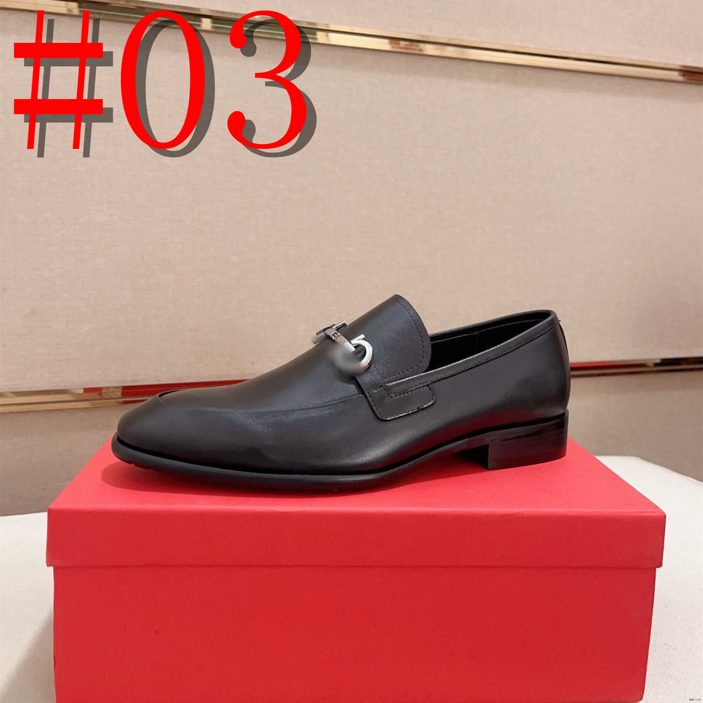 40Model New Luxury Loafers Men Shoes Solid Color Fashion Business Casual Wedding Party Daily Classic Metal Chain Slip-on Designer Dress Shoes