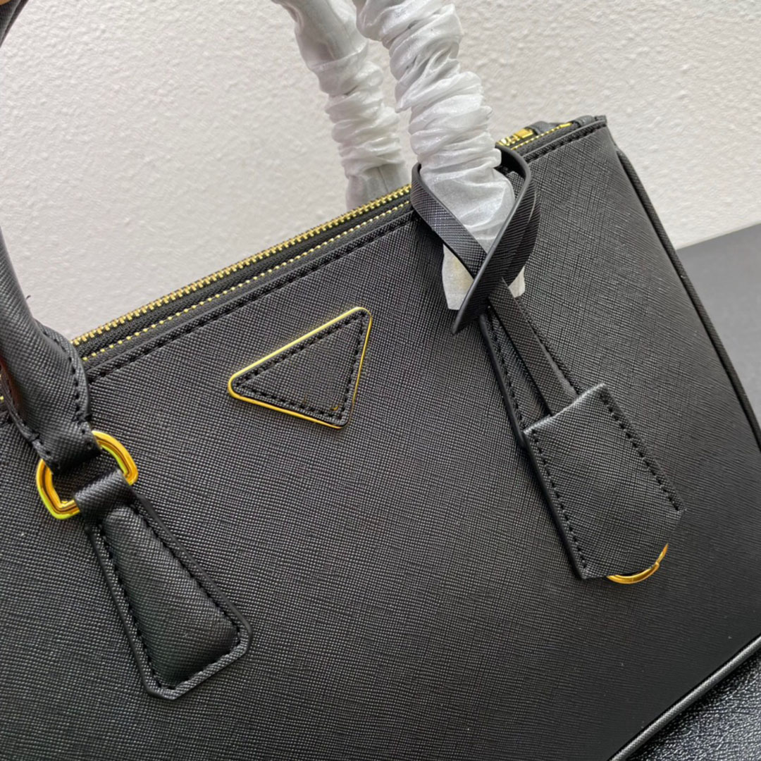 Spiegelkwaliteit Designer Tas Dames Luxe Handtas Bedrijfsaktentas Met Dubbele Rits Mode Tas Tassenschouder Crossbody Lederen Vrijetijdstas