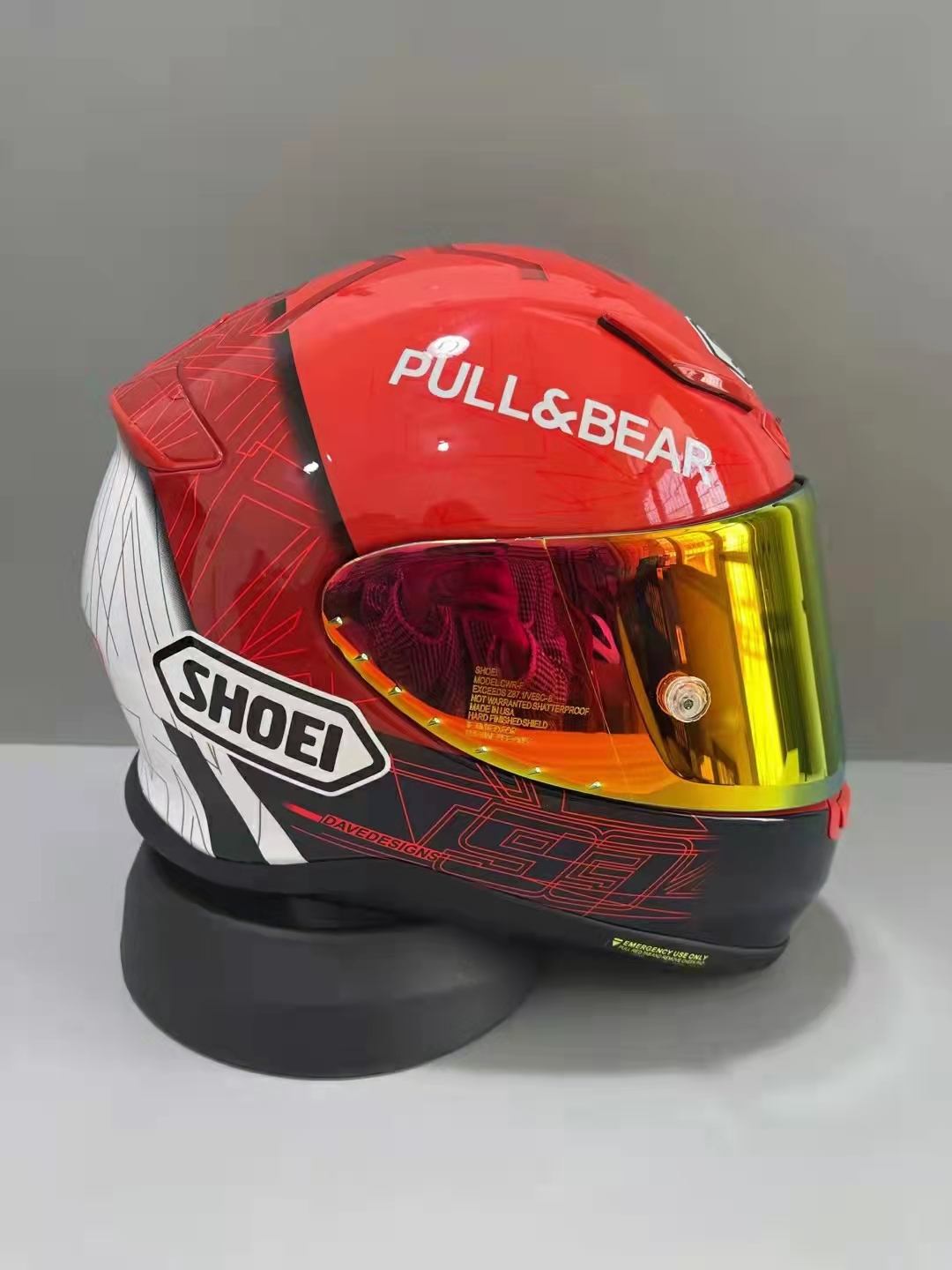 Full Face Shoei Z7 Marquez 6 Motorradhelm Antibeschlagvisier Mann Reiten Auto Motocross Racing Motorradhelm