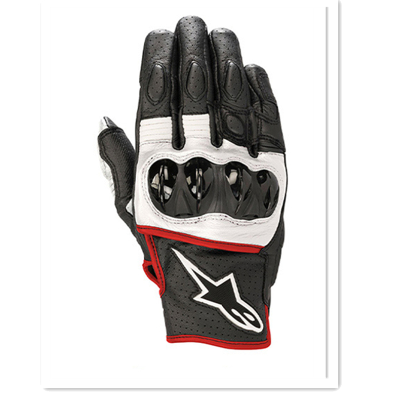 A-Star Celer V2 Motorcykel och motorcykel ridning vid pekskärmhandskar som Summer Breattable Leather Off Road Anti Drop Gloves