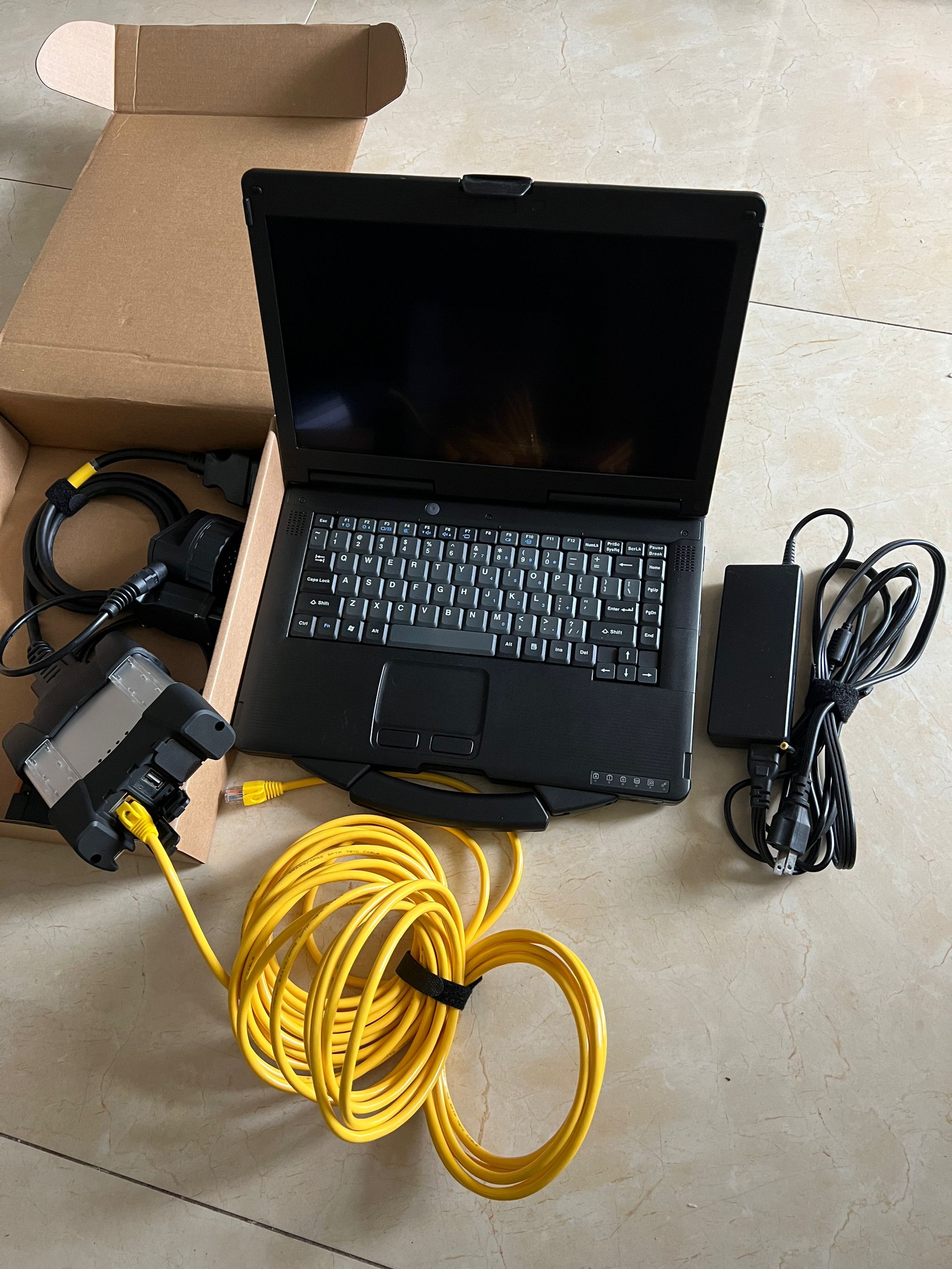 Для BMW ICOM Следующий инструмент программирования автоматического диагностики с компьютером CF53 8G Toughbook Ноутбук v03.2024 1TB HDD SSD