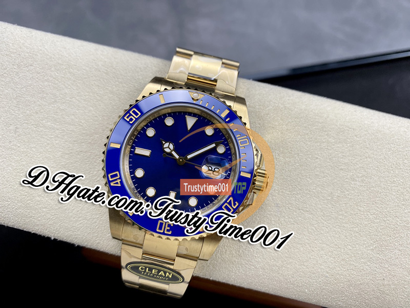 41 mm 126618 VR3235 Automatik-Herrenuhr Clean CF Gelbgold-Keramiklünette Schwarzes Zifferblatt 904L SS-Stahlarmband Super Edition Trustytime001 Armbanduhren Starbucks