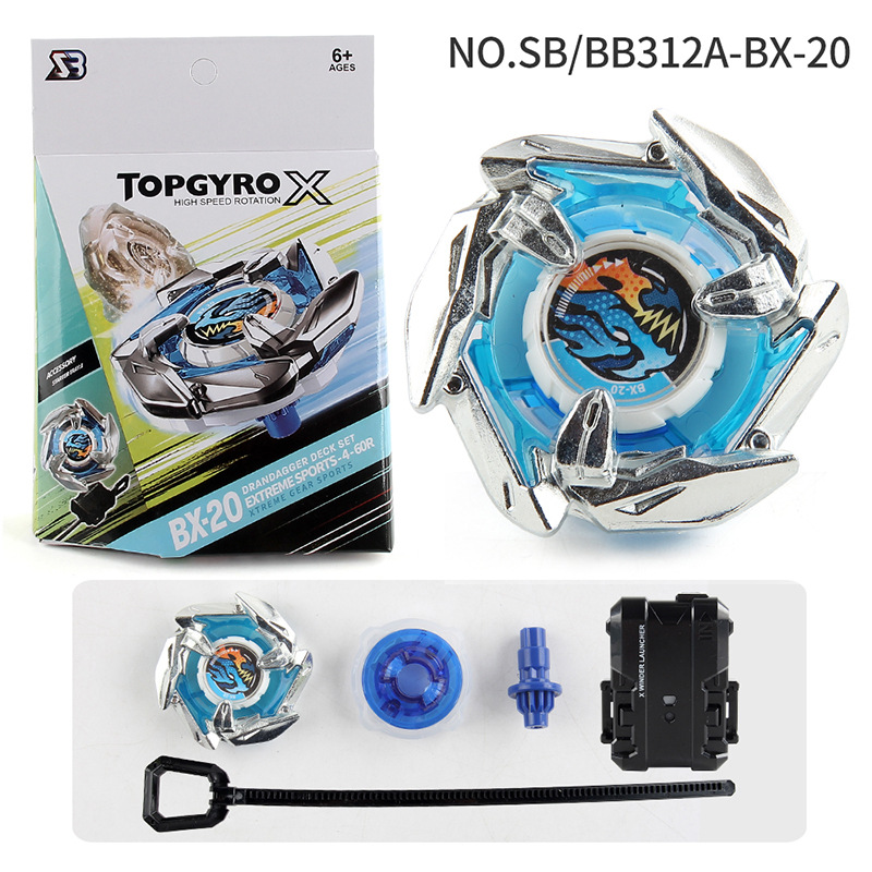 Wholesale B-X TOUPIE BURST BEYBLADE Spinning Top Gyroscope X BX-19-20-21 BX Combat Gyroscope Toy Puller Launcher Box mix style Children Toys