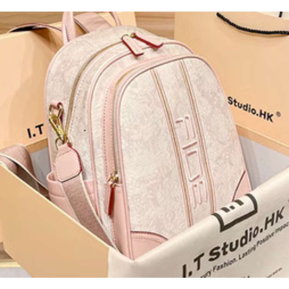 Factory Brand Designer Sells 50% Discount Women's Handbags Online New Trendy and High End Printed Backpack Luxury Fashionable Travel