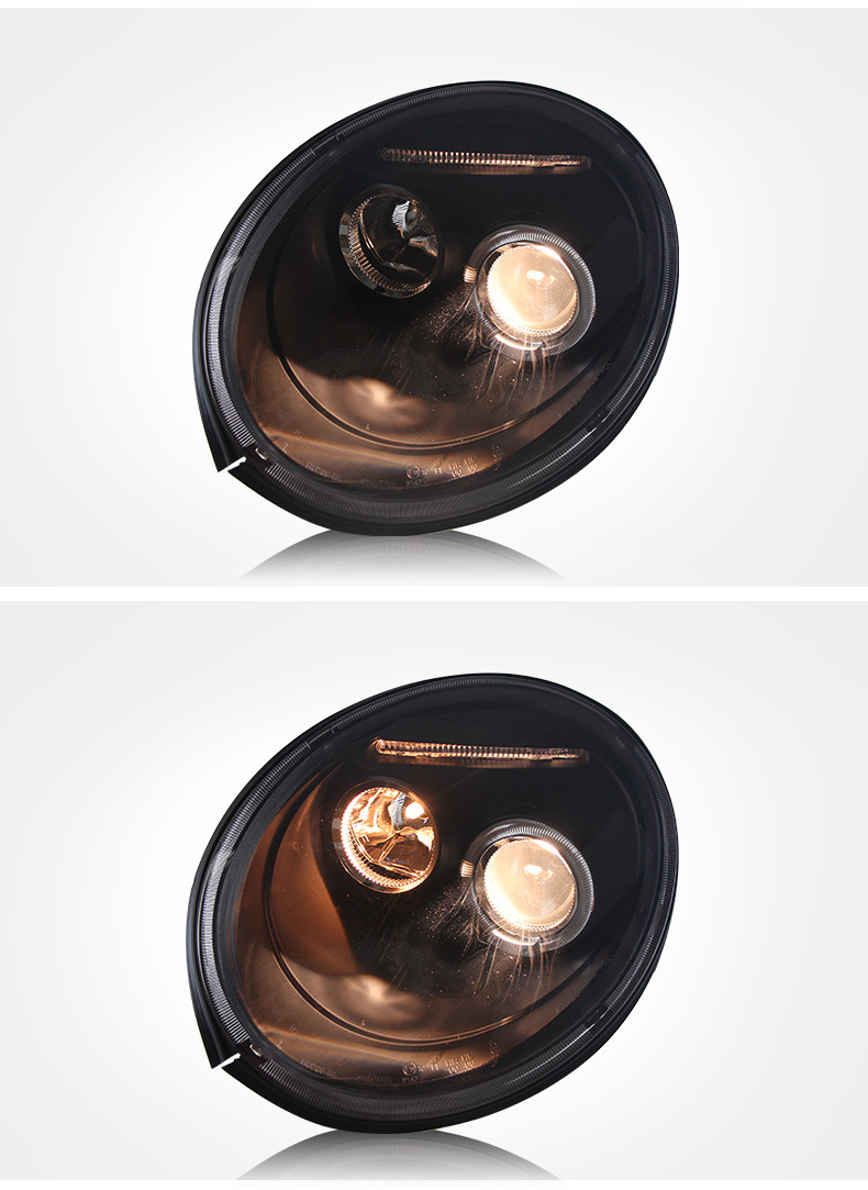 Ensemble de phares LED pour VW Beetle 1998 – 2005, ensemble de phares avant LED, feux de jour