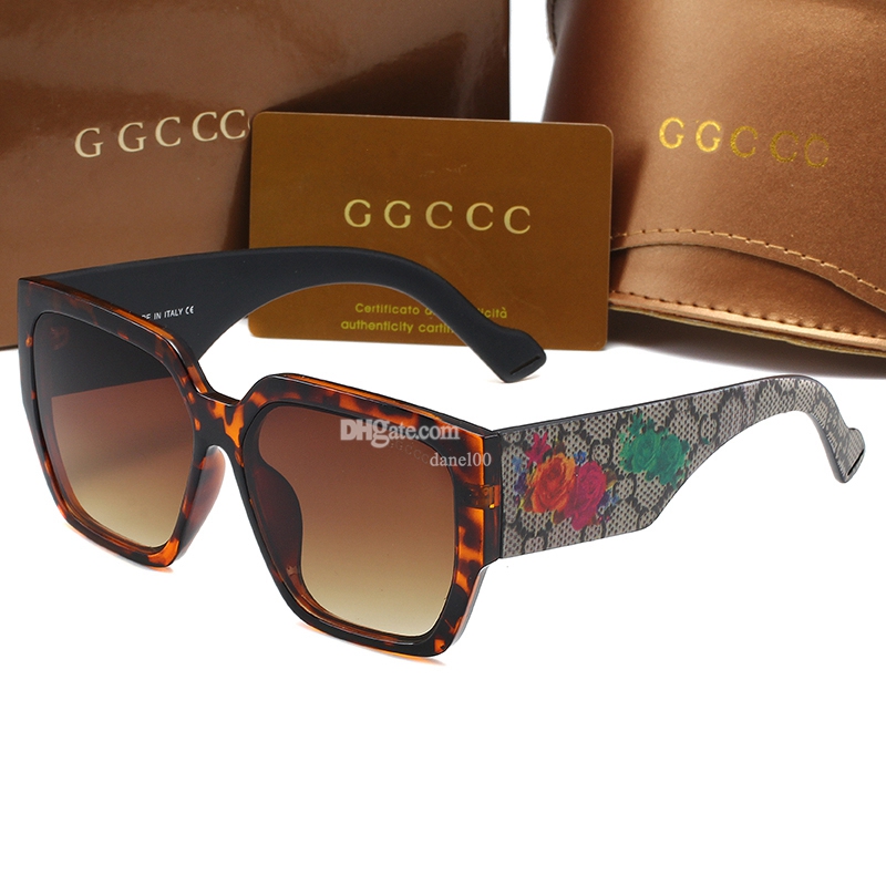 Herrkvinnor Designer Bolle Solglasögon GGITY Solglasögon Solglasögon Rödblå blomma Sol Glasögon Rund Fashion Gold Rame Glas Lens Eginewear For Man Women Women