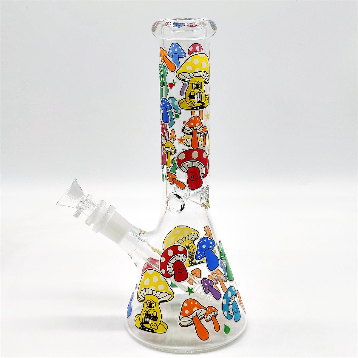 10-Zoll-Glasbecher-Bongs, vielfältiges Design, berauschende Bong, Wasserpfeife, Traingle, Bohrinseln, Bubbler, Wasserpfeife, Bong, Tabakrauchen, Rauchpfeifen, Bongs, Flaschen, Dab-Rig, 14-mm-Schüssel