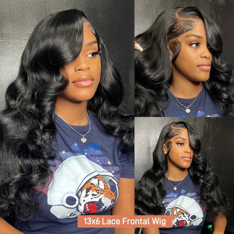 Synthetic Wigs Cosdelu HD 13X6 Transparent Body Wave Lace Frontal Wig 13X4 Front Human Hair 5X5 Ready To Wear Go Glueless Wig 250 Density 240329