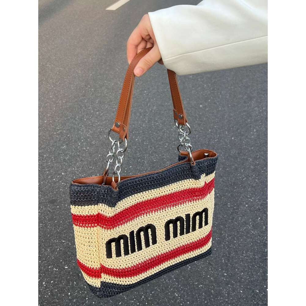 Cheap Wholesale Limited Clearance 50% Discount women bags Handbag Large Capacity Tote Underarm Bag for Womens New Weaving Luxury and Versatile Shoulder