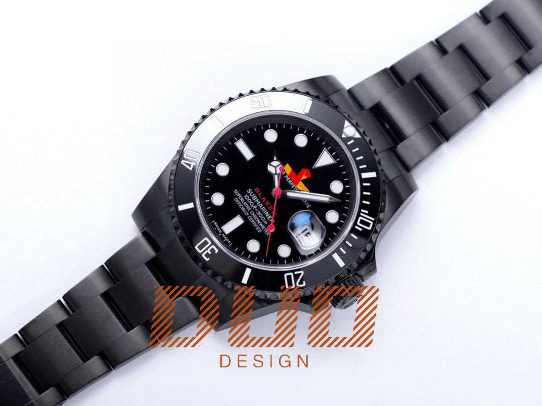 Relógio de marca de luxo BLAKEN Original 40mm Relógios automáticos de hip hop Relógio de pulso de designer de luxo Mecânico Movimento de alta qualidade com caixa