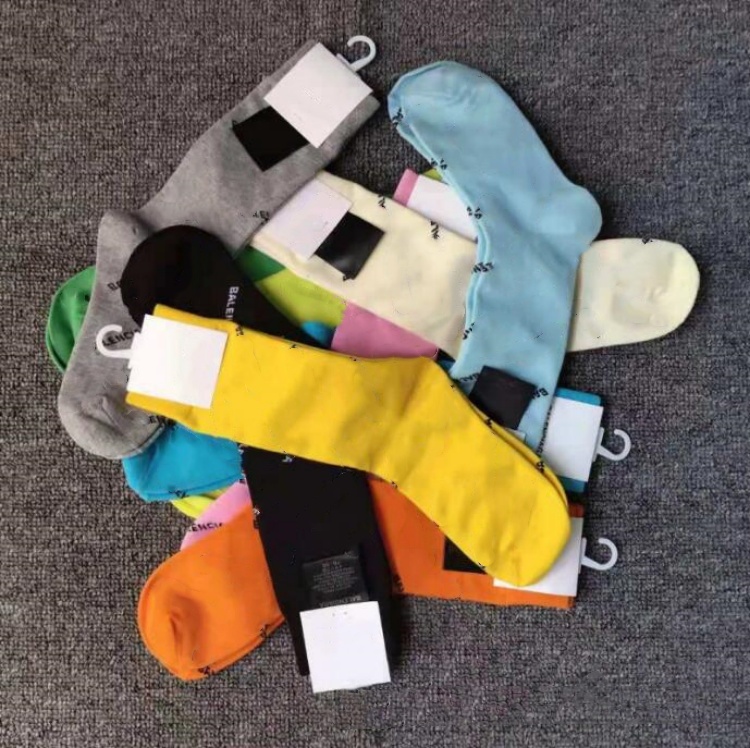 Chaussettes de luxe hommes femmes chaussettes de créateur de bassin