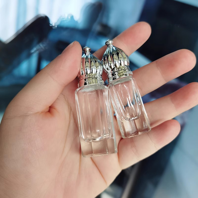 3 ml 6 ml Clear Glass Roll-On Bottle Mini Empt