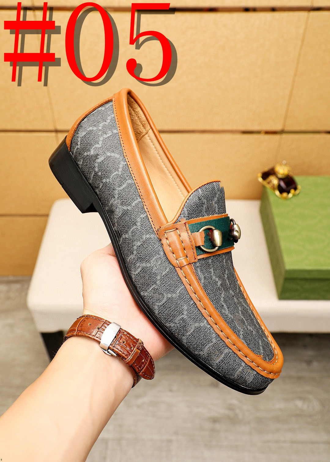 69Model Business Style Genuine Crocodile Skin Men