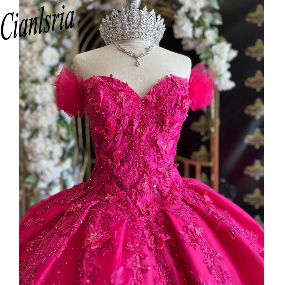 Abiti stile Quinceanera 2024 Sweetheart Off Spalla Principessa Dolce 15 16 Anni Compleanno Prom Abito Del Partito Backless Gala Regalo