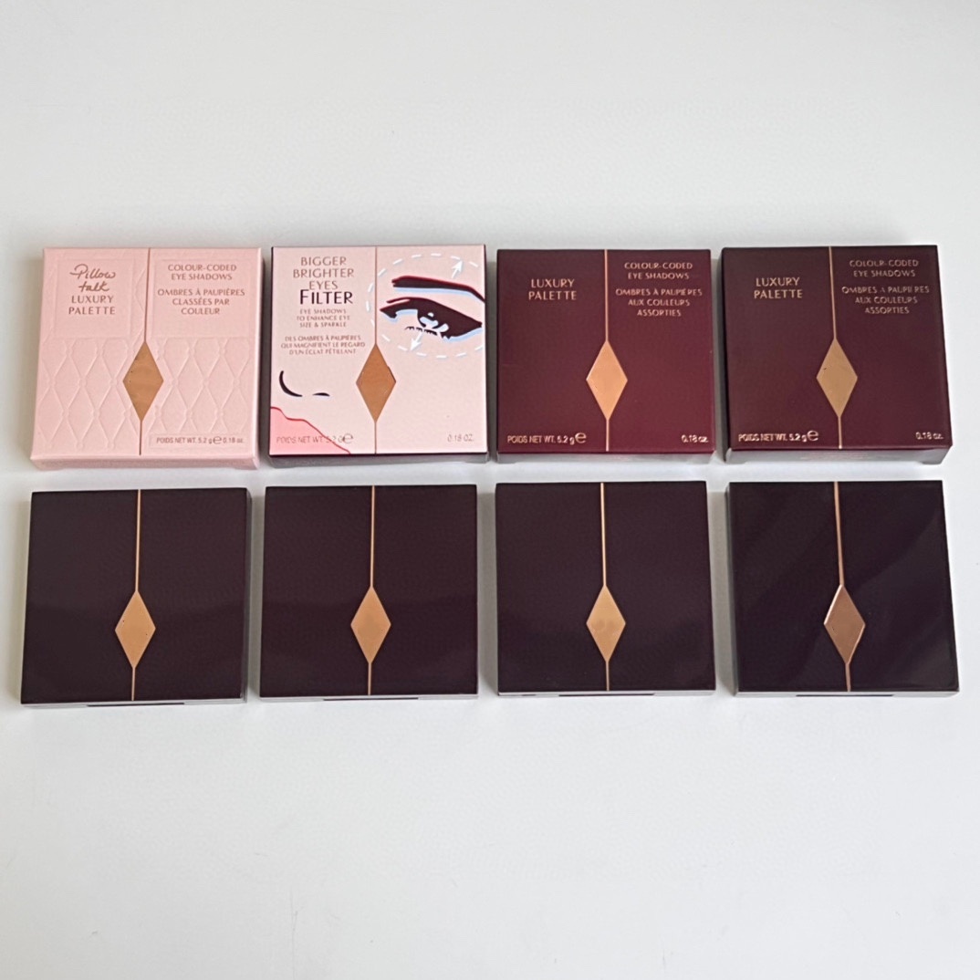 Luxurious Eyeshadow Palette Full Size Luxury Eye Palette of Pops 5.2g Long Wearing Waterproof Eye Shadow Palettes Shimmery Pigment Powder Makeup