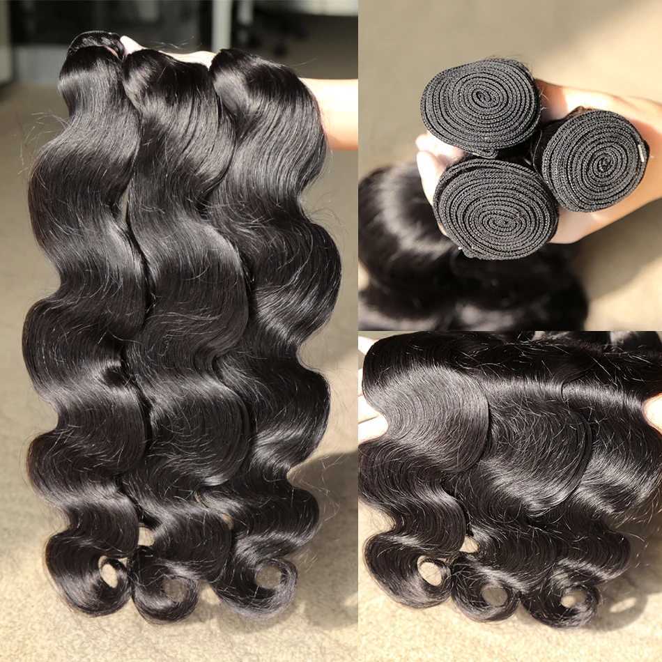 Perucas sintéticas Lace Wigs 30 40 polegadas Onda Corporal Brasileira Cabelo Humano Weave Bundles Water Wave Raw Virgin Remy Doule Desenhado Atacado Natural Tissage 240328 240327